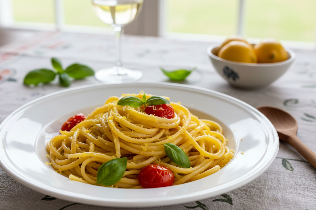 Linguine al limone primo piatto